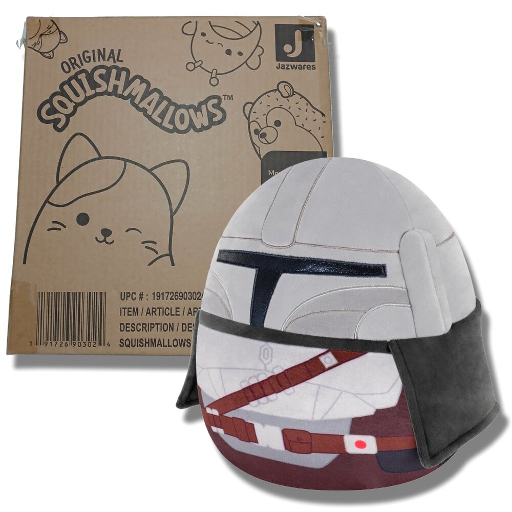 Squishmallows Original 12" “Star Wars” The Mandalorian Plush NIB NEW IN BOX